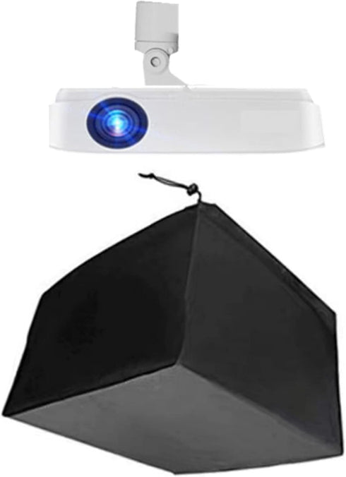 Projector Ceiling Cover,Projector Dust Cover Case Protector,UV-Resist,Waterproof,Dust-Proof,Adjustable Projector Cover,Fit for Ceiling Mounted Pro...