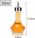 Bitters Bottle - 50ml Glass Dash Bottle with Stainless Steel Dasher Top, Professional Bar Tool for Making Cocktails (Sliver)...