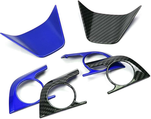 XITER 3PCS ABS Carbon Fiber molding Cover Trims Interior Decaration Sticker Accessories for Toyota Camry 2018 2019 2020 2021 2022 2023 2024 Avalon...