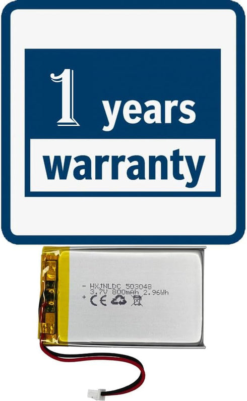 DC 3.7V 800mAh 503048 Rechargeable lithium polymer battery for DIY 3.7-5V Electronic Product, Mobile Energy Storage Power Supply...