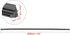 X AUTOHAUX 2pcs 600mm 24inch 8x10mm 3 Section Rubber Windshield Wiper Blade Refills for Car...