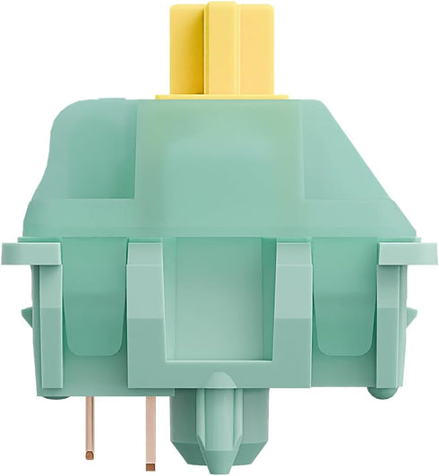 Kutethy X Gateron Jade Series Goldenrod Yellow Pro Switches, Pre-lubed Linear 5 pin for All MX Mechanical Keyboard(36pcs)...