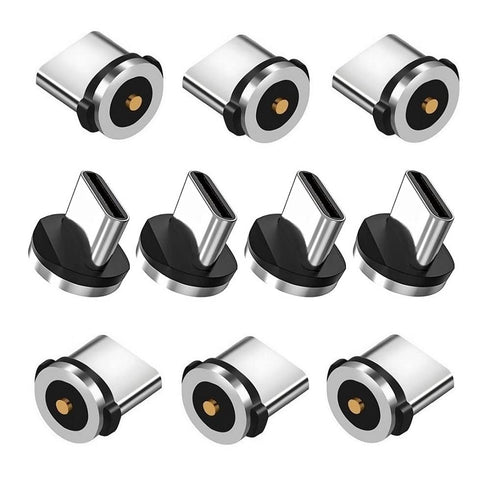 Magnetic Charging Series (Type-c Tips)/10pc,Magnetic Type-C Tips,Just Charger Tips without USB Cable&Non-Data...