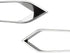 2 Pieces Fish Bone Tweezers, Stainless Steel Flat and Slant Tweezers Pliers Remover Tool (4.6")...