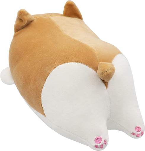 Fortuning's JDS 13.7”/35cm Corgi Plush Cute Pillow Dog Plush Kawaii Plush Cute Stuffed Animal Plush Pillows Corgi Stuffed Animal Plush Dog,Stuffed...