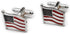 Men's american flag tie clip and cufflinks for men set,Suitable Business wedding aviator and Father Day gift,Us flag tie clip,Tie bar for Men...