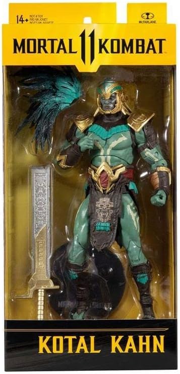 McFarlane Toys Mortal Kombat Kotal Kahn 7" Action Figure with Accessories...