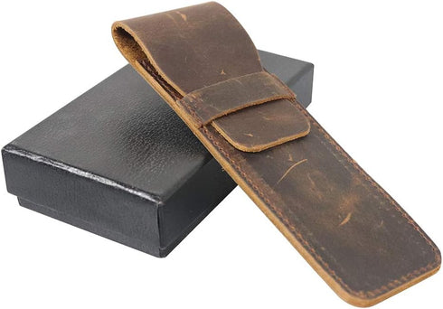Leather Pocket Knife Sheath, Folding Knife Storage Case, Small Knife Pouch Holder, Waterproof Knife Cover, Knife Drawer Pocket Organizer (HGJ311) ...
