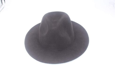 Women's Black Elegant Wide Brim Fedora Flat Panama Hat Cap...