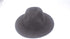 Women's Black Elegant Wide Brim Fedora Flat Panama Hat Cap...