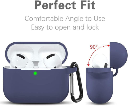 Lerobo Compatible with AirPods Pro Case,Silicone AirPods Pro Case Cover,Waterproof Protective Cover for Airpod Pro Supports Wireless Charging with...