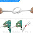 16 Gauge 2 Conductor Electrical Wire, 16.4FT White Stranded Low Voltage 16/2 Cable PVC Case, 16 AWG Tinned Copper 2 Wire Cable Extension Power Cab...