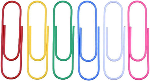 Drema 4-Inch Large Paper Clips,30pcs Jumbo Paper Clips Vinyl Coated Giant Paper Clips for Files(10CM Multicolor)...