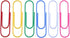 Drema 4-Inch Large Paper Clips,30pcs Jumbo Paper Clips Vinyl Coated Giant Paper Clips for Files(10CM Multicolor)...