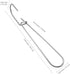 Pattern Hooks 24 Pcs Metal Pattern Hangers 7.3" Sewing Pattern Making Paper Storage Hanging Hook...