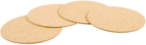 80 Pack Self-Adhesive Round Cork Coasters - 3.54 INCH Circle Cork Backing Sheets Mats and DIY Crafts Supplies...
