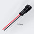 2 Pin Connector(6 kit), 18 AWG Automotive Electrical Connectors, Waterproof Wire Connectors, 2 Pin Electrical Connectors Waterproof, Plug in Wire ...