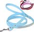 Scicalife PU Leather Dog Leash Training Walking Pet Leash Products Colorful Walking Leashes with Sparkly Studded Rhinestone for Cats or Dogs (Blue...
