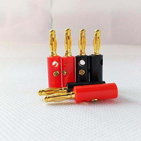 HIGHROCK 20 Banana Speaker Wire Cable Screw Plugs Connectors 4mm...