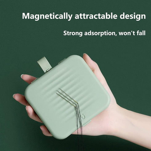 ?Latest Models?Portable Travel Home Small Magnetic Sewing Box, Mini Sewing Kits Storage-Box, Beginners DIY Sewing Thread Needle Threader Scissors ...