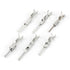 260Pcs 26values Connector Pins Terminal Automotive Car Electrical 1/1.5/1.8/2.2/2.8/3.5mm Wire Removal Non-Insulated Plug Male & Female Crimp...