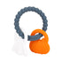 Silicone Teething Ring Toy, Halloween Baby Teether Toys with Rattles Pumpkin and Ghost, Sensory Chew Toys for Babies 3-6-12 Months to Soothe Sore ...