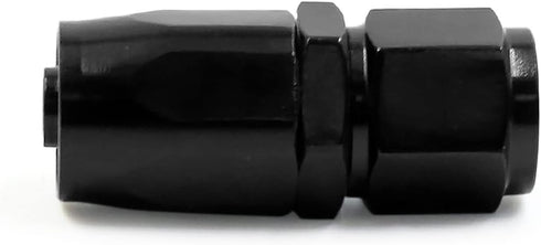 X AUTOHAUX 4pcs Black Aluminum Alloy 6AN Straight Swivel Car Fuel Oil Hose End Fitting...