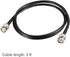 uxcell RG58 Coaxial Cable with BNC Male to BNC Male Connectors 50 Ohm 3 Ft...