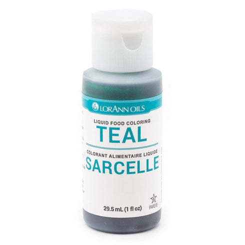 LorAnn Teal Liquid Food Color, 1 ounce squeeze bottle...
