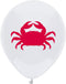 Crab Latex Balloons, 16-Pack 12inch See Animal Crab Birthday Party Balloon, Decorations, Supplies...