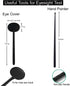 Eye Chart, Snellen Eye Chart for Eye Exams 20 Feet with Wood Frame 11x22 Inches, Canvas Low Vision Eye Test Wall Chart with Eye Occluder Hand Poin...
