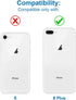 MMOBIEL Back Rear Camera Glass Lens Replacement Compatible with iPhone 8 Plus 2017 - Incl. Double Sided Adhesive, Tweezer and Cloth - Black...