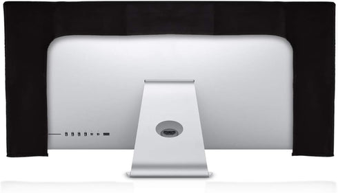 kwmobile Computer Monitor Cover Compatible with 34-35" Monitor - Don't Touch My Screen White/Black...