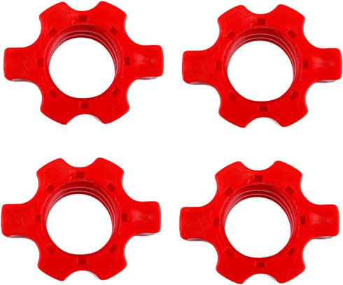 4 Pcs collar clip curly dumbbell supplies curling iron dumbbell hex nut household lock ring pole...