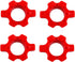 4 Pcs collar clip curly dumbbell supplies curling iron dumbbell hex nut household lock ring pole...