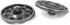 Bezelry 12 Pieces Octastar Flower Metal Shank Buttons. 23mm (7/8 inch) (Gray Silver)...