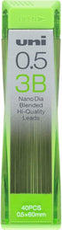 Uni Mechanical Pencil Lead, Nano Dia, 0.5mm, 3B (U05202ND3B)...