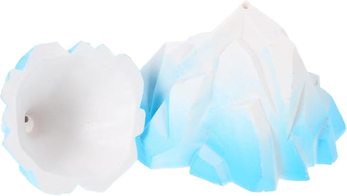 Ipetboom Aquarium Snow Mountain Decoration - 2PCS Iceberg Model Fish Tank Decoration - Iceberg Glacier Landscape Decoration Turtle Tank Accessorie...