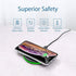 Wireless Charger 10W Qi Fast Wireless Charging Pad,7.5W Compatible with iPhone 11,11 Pro,11 Pro Max,Xs Max,XR,XS,X,8,8 Plus,10W for S10,S10+,S9,S8...