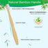 Wooden Toothbrushes for Kids Charcoal Based Soft Bristle Natural Toothbrushes Colorful Bristles Handles for Boys Girls 6 Pcs...