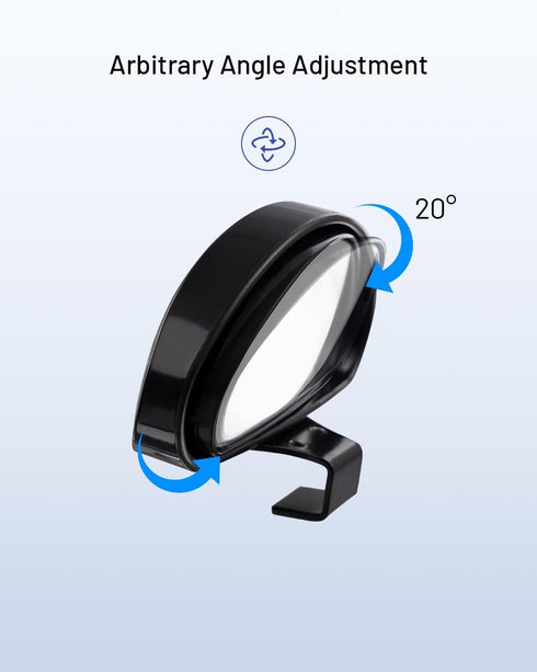 Blind Spot Mirrors, Adjustable Car Auxiliary Universal Wide Angle Mirror for Universal Cars, Screw Fixation...