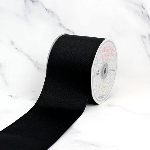 Creative Ideas 3" Solid Grosgrain Ribbon, 25 yd, Black...