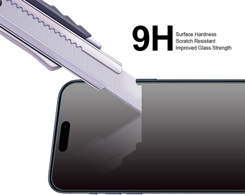 Supershieldz (2 Pack) Designed for iPhone 15 Pro Max (6.7 inch) + Camera Lens Tempered Glass Screen Protector, Anti Scratch, Bubble Free...