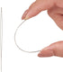 Craftdady 10Pcs Big Eye Beading Needles 2.24-Inch Stainless Steel Collapsible Embroidery Sewing Needles for Jewelry Making...