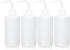 16.7oz/4Pcs Lash Water Bottle Squeezer, Tattoo Wash Squeeze Bottle with Scale Labels, Plastic Rinse Bottle for Eyelash Extensions, Watering, Washi...