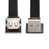xiwai 2m Up Angled USB 2.0 Type-A Male to Female Extension Data Flat Slim FPC Cable for FPV & Disk & Scanner & Printer...