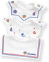 3 Pack 360° Rotate Pure Cotton Baby Bibs, Newborn Muslin Bibs For Teething And Drooling,Unisex Baby Bibs For Toddler, Adjustable With Snaps, Super...