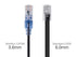 Monoprice Cat6A Ethernet Patch Cable - Snagless RJ45, 550Mhz, 10G, UTP, Pure Bare Copper Wire, 30AWG, 5-Pack, 3 Feet, Black - SlimRun Series...