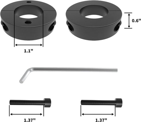 Fix Sinking Office Chair Clamps 2 Pcs Gas Lift Cylinder Piston Stoppers Replacement Parts for Heavy Duty Office Chairs Cylinder Removal Tool...
