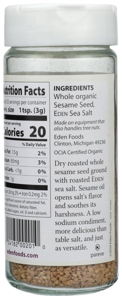 Eden Foods Salt Gomasio Ssme Sd Org...